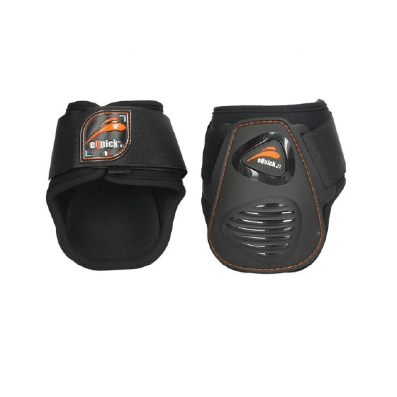 eQuick eLight Strijklappen Velcro Zwart